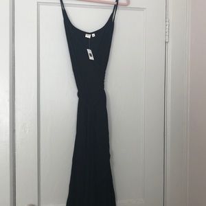 Black spaghetti strap dress